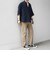 SHIPS any:〈UVカット〉FUTURE LINEN CANVAS リネンライク スキッパー プルオーバーシャツ◇