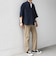 SHIPS any:〈UVカット〉FUTURE LINEN CANVAS リネンライク スキッパー プルオーバーシャツ◇