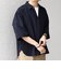 SHIPS any:〈UVカット〉FUTURE LINEN CANVAS リネンライク スキッパー プルオーバーシャツ◇