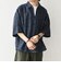 SHIPS any:〈UVカット〉FUTURE LINEN CANVAS リネンライク スキッパー プルオーバーシャツ◇