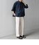 SHIPS any:〈UVカット〉FUTURE LINEN CANVAS リネンライク スキッパー プルオーバーシャツ◇
