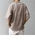 SHIPS any:〈UVカット〉FUTURE LINEN CANVAS リネンライク デザイン リブ ポケット Tシャツ◇