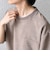 SHIPS any:〈UVカット〉FUTURE LINEN CANVAS リネンライク デザイン リブ ポケット Tシャツ◇