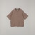SHIPS any:〈UVカット〉FUTURE LINEN CANVAS リネンライク デザイン リブ ポケット Tシャツ◇