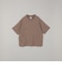 SHIPS any:〈UVカット〉FUTURE LINEN CANVAS リネンライク デザイン リブ ポケット Tシャツ◇