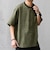 SHIPS any:〈UVカット〉FUTURE LINEN CANVAS リネンライク デザイン リブ ポケット Tシャツ◇