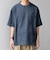 SHIPS any:〈UVカット〉FUTURE LINEN CANVAS リネンライク デザイン リブ ポケット Tシャツ◇