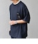 SHIPS any:〈UVカット〉FUTURE LINEN CANVAS リネンライク デザイン リブ ポケット Tシャツ◇