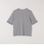 quaranciel:〈手洗い可能〉ラメ チュール リブ コンパクト TEE