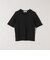 quaranciel:〈手洗い可能〉ラメ チュール リブ コンパクト TEE
