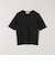 quaranciel:〈手洗い可能〉ラメ チュール リブ コンパクト TEE