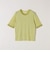 quaranciel:〈手洗い可能〉ラメ チュール リブ コンパクト TEE