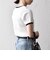 〈洗濯機可能〉テレコ リブ バイカラー ショートスリーブ TEE