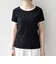 〈洗濯機可能〉テレコ リブ バイカラー ショートスリーブ TEE