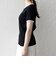〈洗濯機可能〉テレコ リブ バイカラー ショートスリーブ TEE