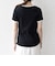 〈洗濯機可能〉テレコ リブ バイカラー ショートスリーブ TEE