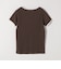 〈洗濯機可能〉テレコ リブ バイカラー ショートスリーブ TEE