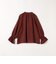 SHIPS any:〈洗濯機可能〉リネン シャーリング ギャザー ボリュームスリーブ ブラウス