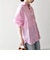 SHIPS any:〈洗濯機可能〉リネン 刺繍 レギュラー ルーズ シャツ