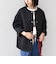 【WEB限定】〈手洗い可能〉ダンボール ノーカラー コート◇