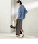【一部WEB限定/ SHIPS別注】Champion: タイト スカート