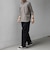 SHIPS any:〈洗濯機可能〉コットン/リネン 7分袖 スキッパー プルオーバー シャツ 26SS◇