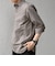 SHIPS any:〈洗濯機可能〉コットン/リネン 7分袖 スキッパー プルオーバー シャツ 26SS◇