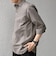 SHIPS any:〈洗濯機可能〉コットン/リネン 7分袖 スキッパー プルオーバー シャツ 26SS◇