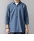 SHIPS any:〈洗濯機可能〉コットン/リネン 7分袖 スキッパー プルオーバー シャツ 26SS◇