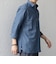 SHIPS any:〈洗濯機可能〉コットン/リネン 7分袖 スキッパー プルオーバー シャツ 26SS◇