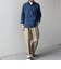 SHIPS any:〈洗濯機可能〉コットン/リネン 7分袖 スキッパー プルオーバー シャツ 26SS◇
