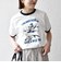 【SHIPS any別注】THE KNiTS:〈洗濯機可能〉ロゴ プリント リンガー TEE