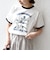 【SHIPS any別注】THE KNiTS:〈洗濯機可能〉ロゴ プリント リンガー TEE
