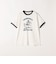 【SHIPS any別注】THE KNiTS:〈洗濯機可能〉ロゴ プリント リンガー TEE