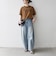 【SHIPS any別注】THE KNiTS:〈洗濯機可能〉ロゴ プリント リンガー TEE