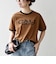 【SHIPS any別注】THE KNiTS:〈洗濯機可能〉ロゴ プリント リンガー TEE