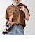 【SHIPS any別注】THE KNiTS:〈洗濯機可能〉ロゴ プリント リンガー TEE