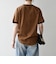 【SHIPS any別注】THE KNiTS:〈洗濯機可能〉ロゴ プリント リンガー TEE
