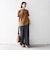 【SHIPS any別注】THE KNiTS:〈洗濯機可能〉ロゴ プリント リンガー TEE