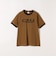 【SHIPS any別注】THE KNiTS:〈洗濯機可能〉ロゴ プリント リンガー TEE