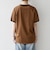 【SHIPS any別注】THE KNiTS:〈洗濯機可能〉ロゴ プリント リンガー TEE