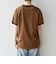 【SHIPS any別注】THE KNiTS:〈洗濯機可能〉ロゴ プリント リンガー TEE