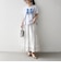 【SHIPS any別注】THE KNiTS:〈洗濯機可能〉ラウンドヘム プリント ショート TEE
