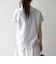 【SHIPS any別注】THE KNiTS:〈洗濯機可能〉ラウンドヘム プリント ショート TEE