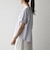 【SHIPS any別注】THE KNiTS:〈洗濯機可能〉ラウンドヘム プリント ショート TEE