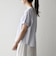 【SHIPS any別注】THE KNiTS:〈洗濯機可能〉ラウンドヘム プリント ショート TEE