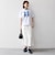 【SHIPS any別注】THE KNiTS:〈洗濯機可能〉ラウンドヘム プリント ショート TEE