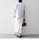 【SHIPS any別注】THE KNiTS:〈洗濯機可能〉ラウンドヘム プリント ショート TEE