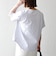 【SHIPS any別注】THE KNiTS:〈洗濯機可能〉ラウンドヘム プリント ショート TEE