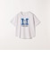 【SHIPS any別注】THE KNiTS:〈洗濯機可能〉ラウンドヘム プリント ショート TEE